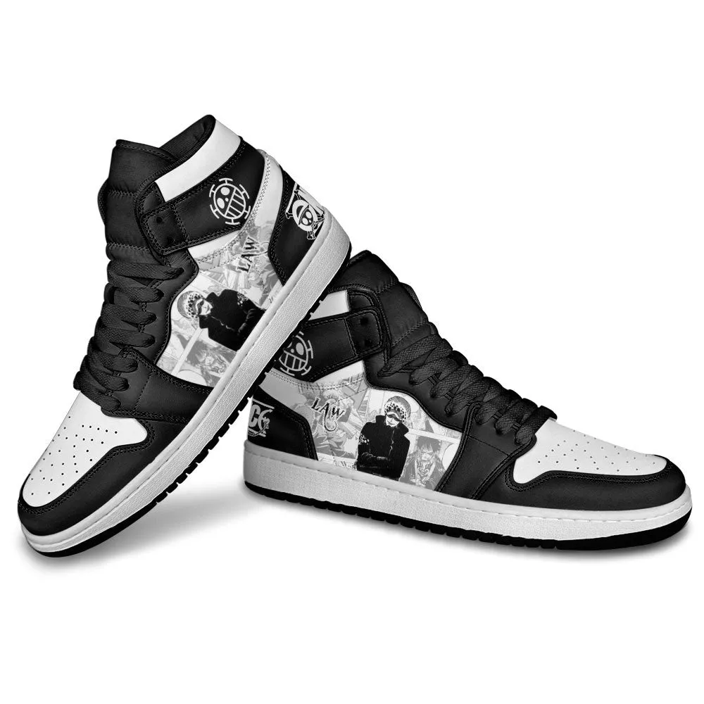 Trafalgar Law Sneakers Custom OP Shoes Manga Style