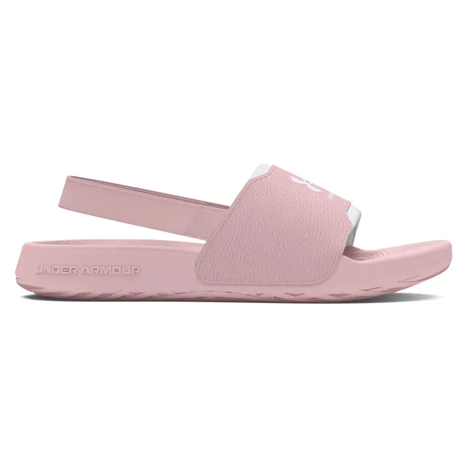 Under Armour Girls' UA PS Ignite Select Slides - Pink Elexir/White-600
