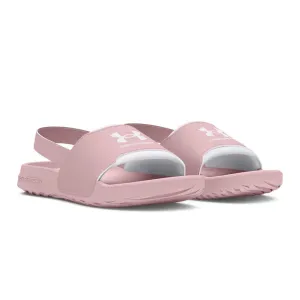 Under Armour Girls' UA PS Ignite Select Slides - Pink Elexir/White-600