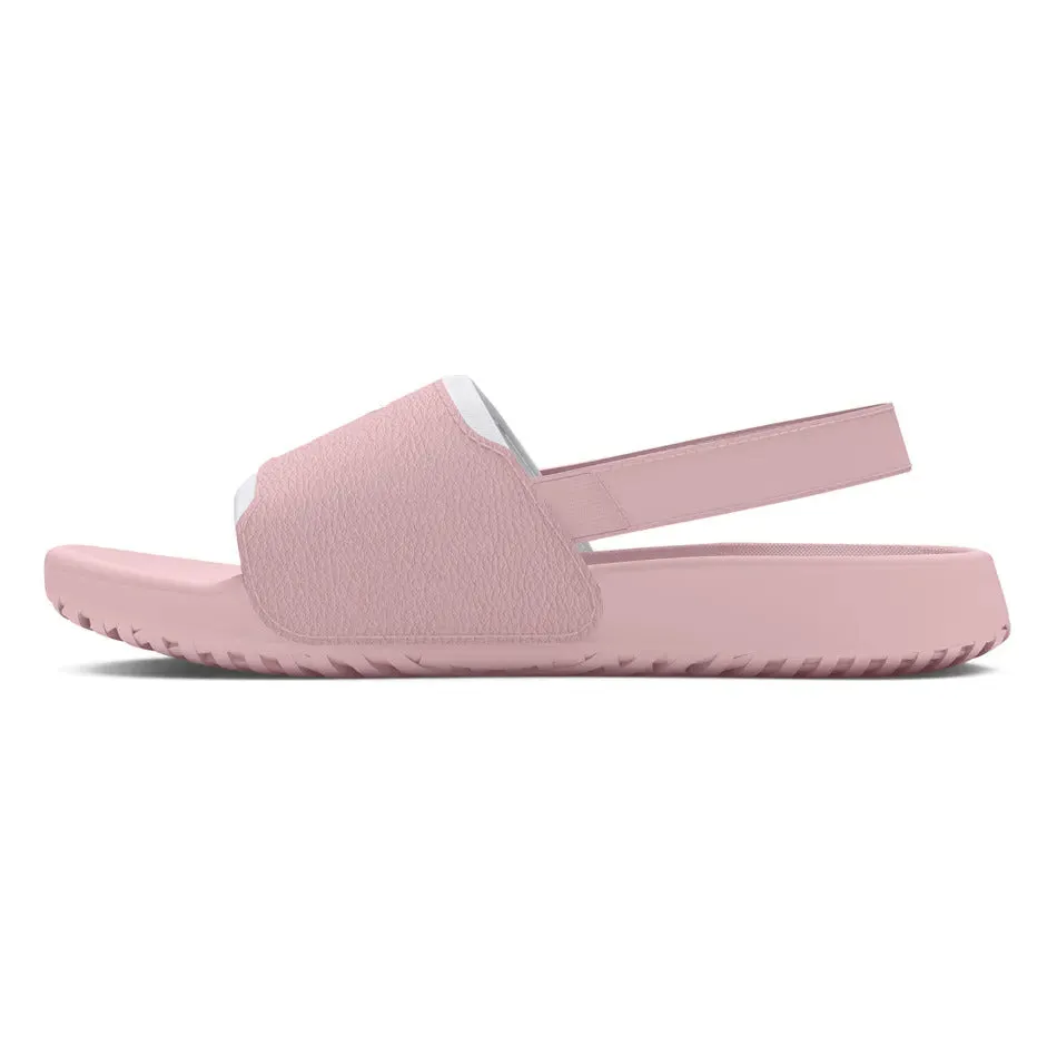 Under Armour Girls' UA PS Ignite Select Slides - Pink Elexir/White-600