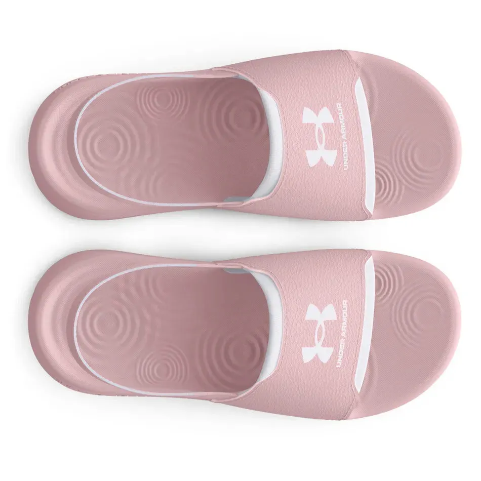 Under Armour Girls' UA PS Ignite Select Slides - Pink Elexir/White-600