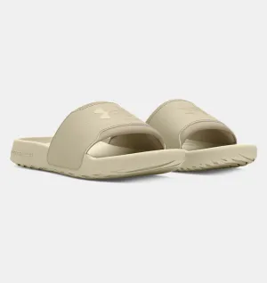 Under Armour Women's Women's UA Ignite Select Slides - Silt / Khaki Base