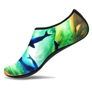 Unisex Underwater Life Printed Aquatic Shoes