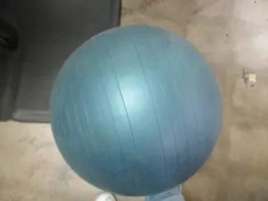 Used Sports Authority BodyFit Blue Exercise Ball