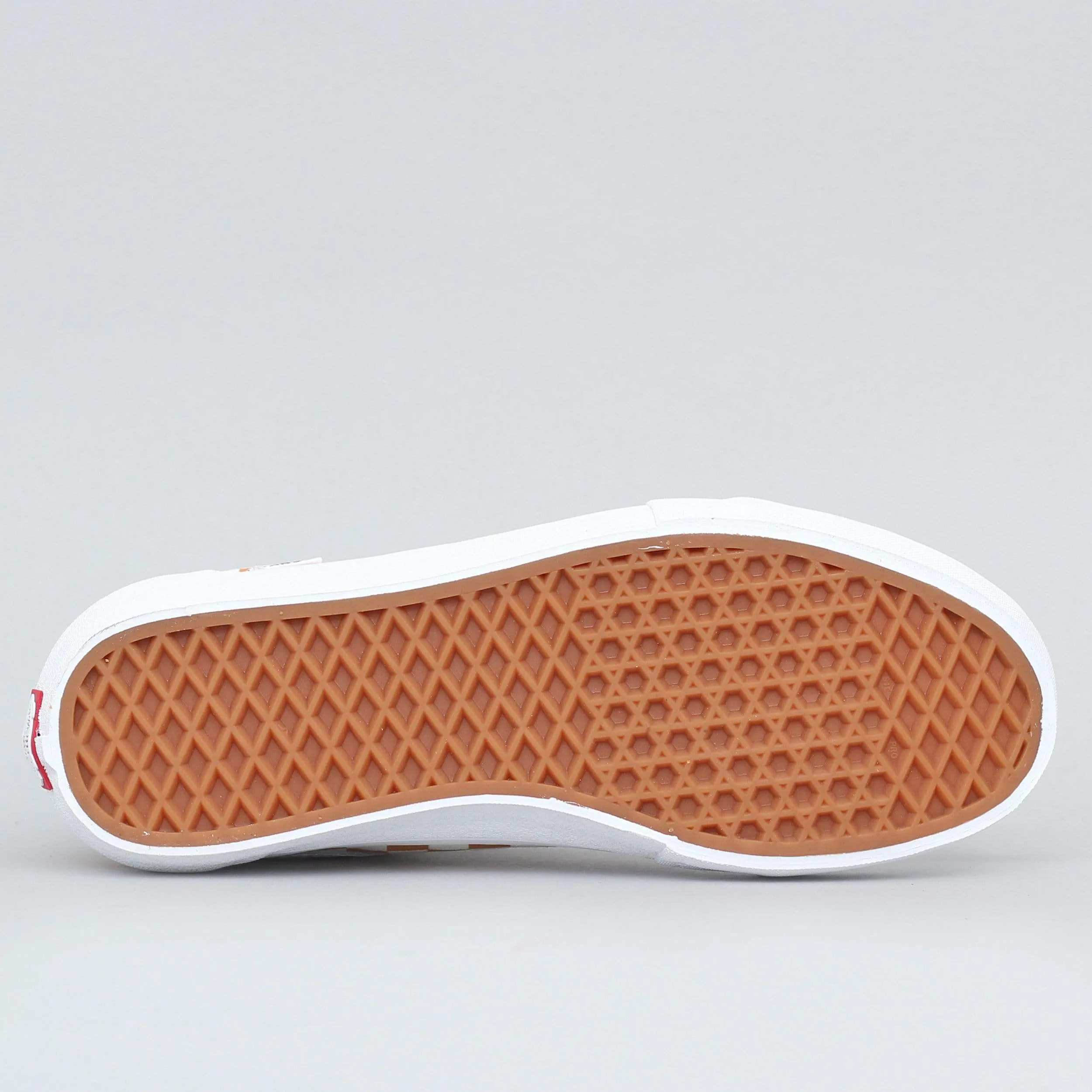Vans Old Skool Pro Shoes (Checkerboard) Golden Oak