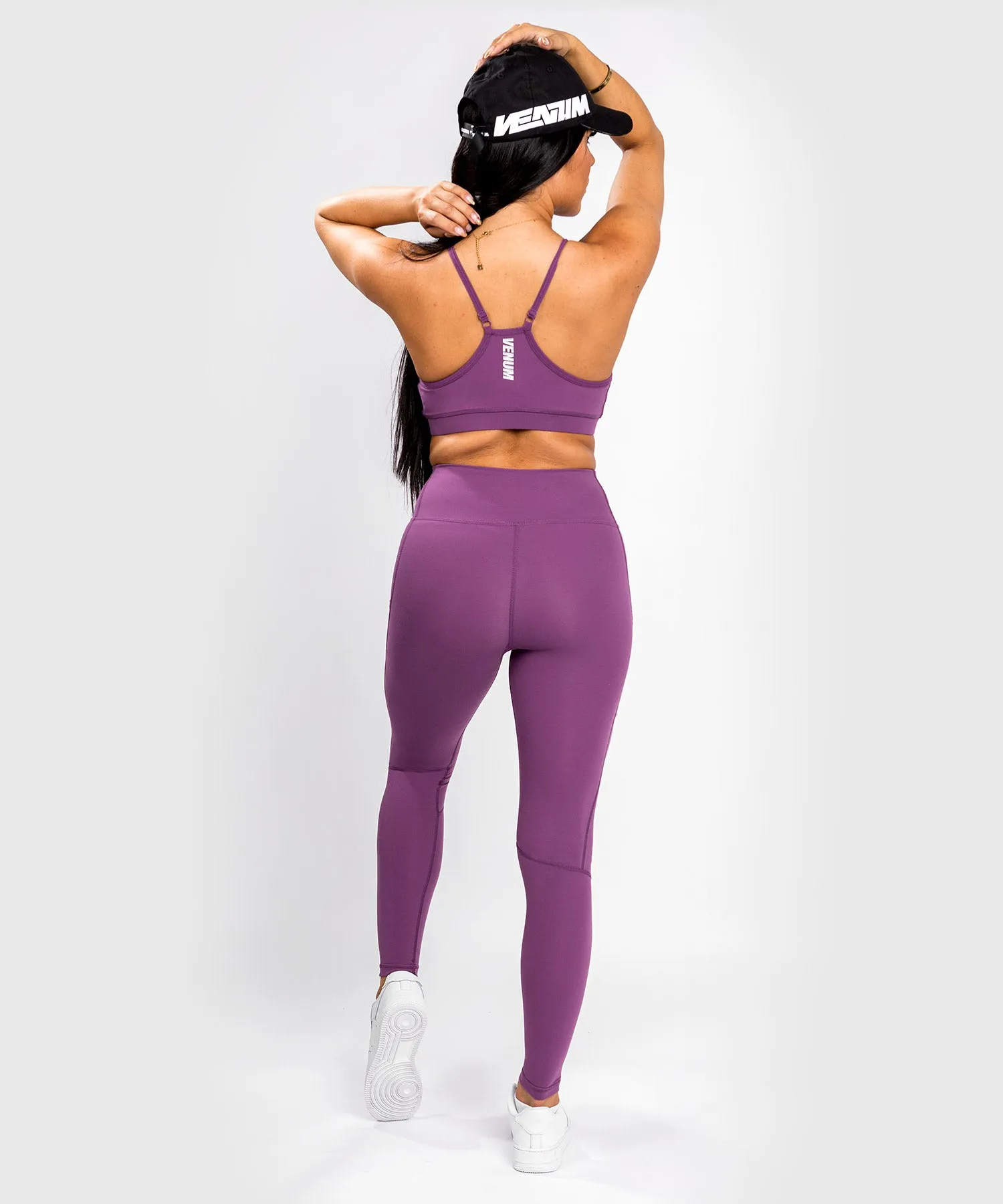 Venum Essential Performance Leggings - Dusky Orchid/Brushed Silver