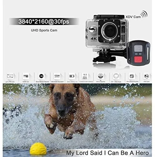 Waterproof Action WiFi Sports Camcorder F60R 2.0'' Screen 4K