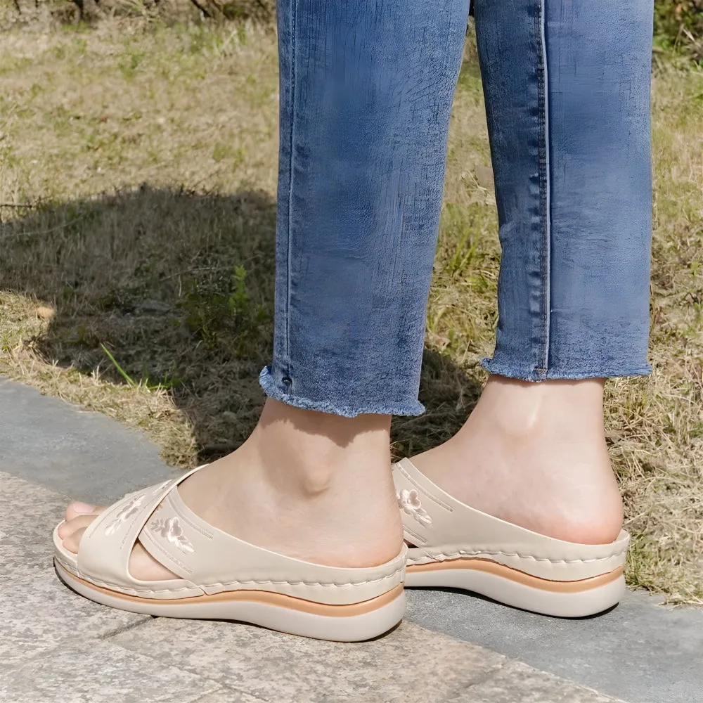 Wedge High Wedge Slippers
