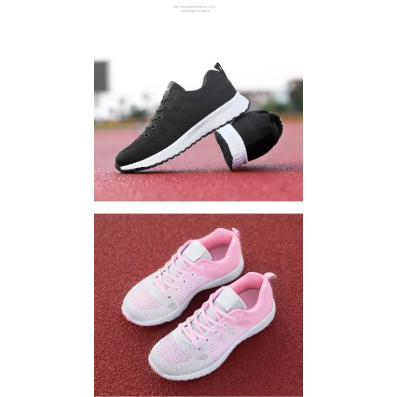 Women Casual Lace-Up Mesh Shoes