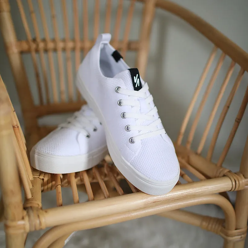 Women's Ace Knit White