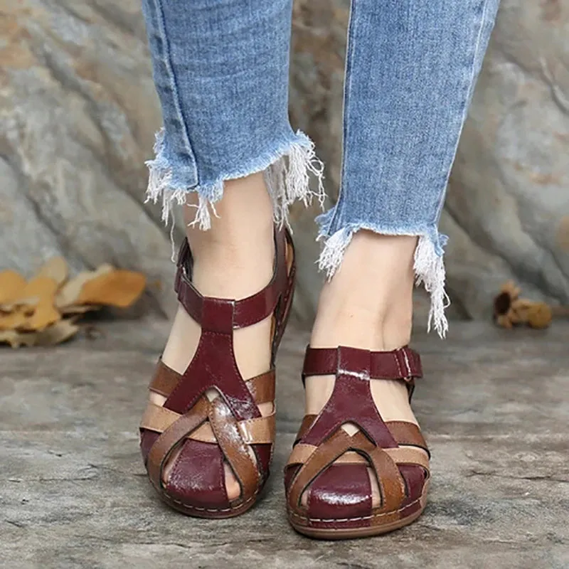 Women's Slip-On Round Sandals