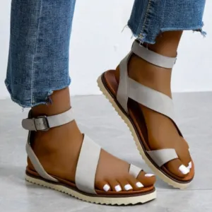 Women's Summer New Toe-Clamped Round Sandals