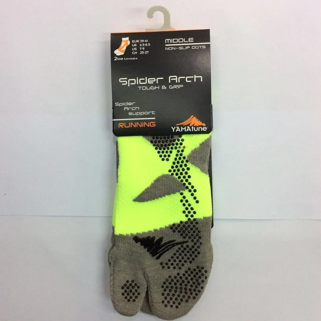 Yamatune 2 Toe Socks- Middle Length with Anti-slip Dots
